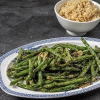 Sautéed string beans with rice   at Miss Wonton in New York City