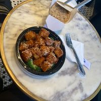 Table inside Kossars at Miss Wonton in New York City