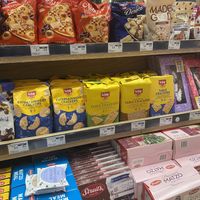 Some of the crackers and biscuits including vegan & gluten-free options   at Gastro Market in New York City