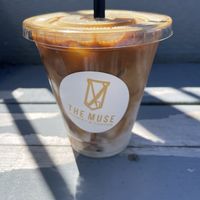 Coconut banana latte   at The Muse Whiskey & Coffee in Everett