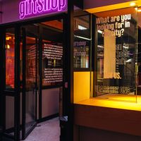 The enterance, explaining the working of GIFTSHOP at Giftshop Gent in Ghent