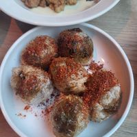 Kale and coconut dumplings at Dumpling AS in Oslo