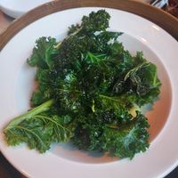 Kale with miso at Dumpling AS in Oslo