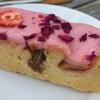 Strawberry and rhubarb at Regent's Bar and Kitchen in North West London