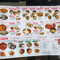 Full menu at Sinjeon in Melbourne