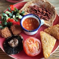 Regular vegan breakfast. at Lounges - Arcado Lounge in Bournemouth