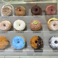 The various donuts  at Oscar Wilde in Tokyo