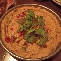 Eggplant at Mission Masala's Bombay BBQ in Brussels