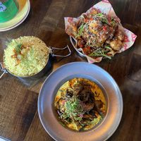   at Mission Masala's Bombay BBQ in Brussels