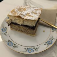 Classic Slovenian dessert and all vegan  at Barbarella PLANT Bistro in Ljubljana