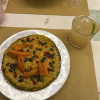 Pumpkin risotto   at Barbarella PLANT Bistro in Ljubljana