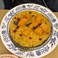 Pumpkin Risotto  at Barbarella PLANT Bistro in Ljubljana