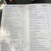 Menu - April 2024 at Salvation Cafe in Johannesburg