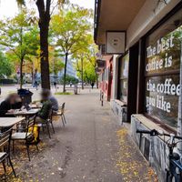 Outdoor seating at MAME  in Zurich