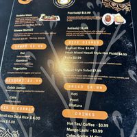 Menu3  at Momo House in Akron