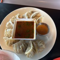 Steamed momo   at Momo House in Akron