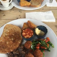 Vegan breakfast at Santo Lounge at Lounges - Santo Lounge in Southampton