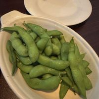Edamame - perfectly cooked and seasoned #Veganuary at Yohama Noodles in Las Vegas