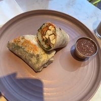 Vegan burrito  at Copa Vida - East Village in San Diego
