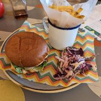 Vegan cheeseburger at Lounges - Pinto Lounge in Banbury