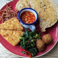 Vegan breakfast at Lounges - Pinto Lounge in Banbury