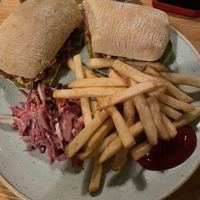 Falafel and avocado ciabatta  at Lounges - Ludo Lounge in Bournemouth