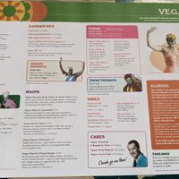 Vegan menu at Lounges - Ludo Lounge in Bournemouth