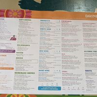Drinks menu at Lounges - Ludo Lounge in Bournemouth