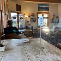   at Cafe Nevé in Fox Glacier