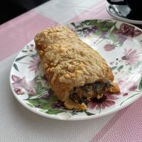 Spinach and feta roll (vegetarian )  at The Real Food Kitchen  in Orewa