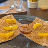 La Vg Suzette Flambée at Franquette Creperie  in Bowral