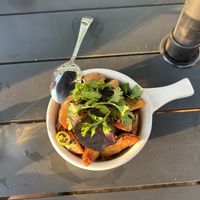 crispy potatoes  at Fancy's in Burlington