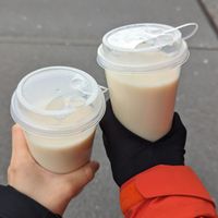 Soy milk at Yun Nan Tea House in Luzern