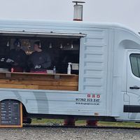 Pizza van at Little Dragon Pizza Van in Llangynidr