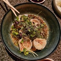 Vegan dumplings at Hojoko in Boston