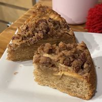 Vegan apple cake   at Arête in North Bend