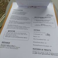 Karte at Vegan Backyard in Berlin