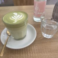 Matcha Latte  at Vegan Backyard in Berlin