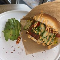 Veggdropp breakfast   at Vegan Backyard in Berlin