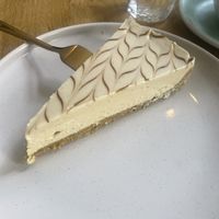 Pistachio cheesecake  at Vegan Backyard in Berlin