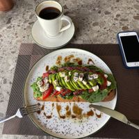 Avocado Tartine  at Eathica Eatery in Ankara