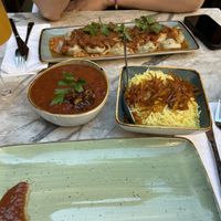 Dumplings and bean ragout 👌🏻  at Jawed's Remise in Luebeck