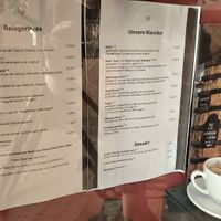 Menu at Jawed's Remise in Luebeck