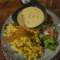 The BEST cashew nut vegan curry at La Belle in Ahangama