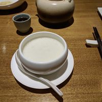 Delicious dessert: yam and almond milk at Yi Tian Yi Su - Zhujiangxincheng in Guangzhou