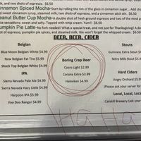 Beer is vegan  at Catskill Mountain Country Store & Restaurant in Windham