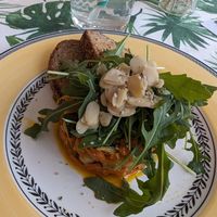 Veggie tartar bruchetta at Santé in Mallorca