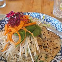 Asian noodles at Santé in Mallorca