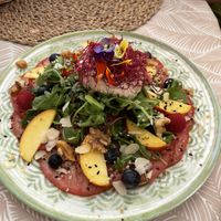 Vegan mozzarella   at Santé in Mallorca