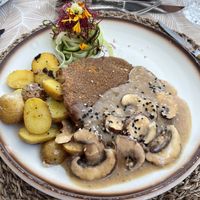 Schnitzel   at Santé in Mallorca